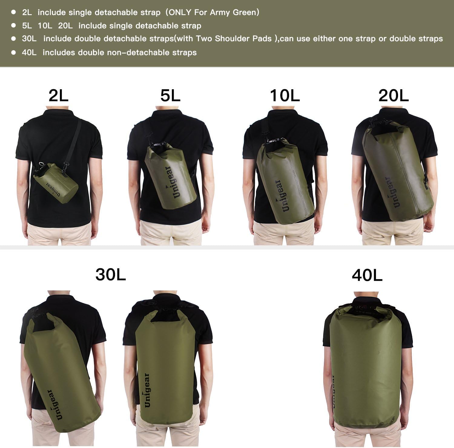 Unigear Bolsa Impermeable - Bolsa estanca - Imagen 3